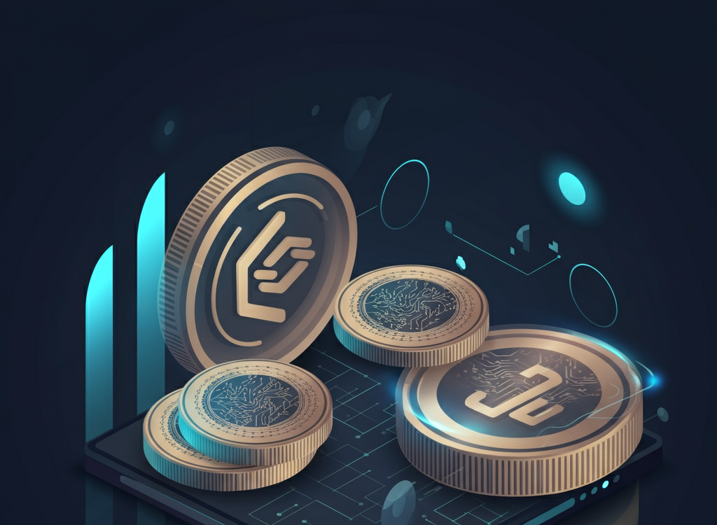 Cryptocurrency-themed feature image for Business RobTheCoins blog post.